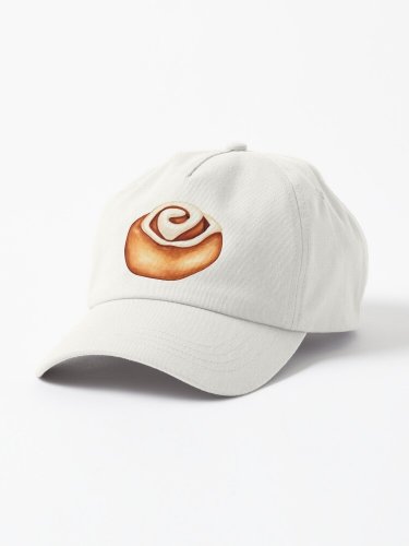 Cinnamon Roll Pattern - Blue Cap