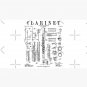 Clarinet Vintage Patent Clarinetist Drawing Print Cap