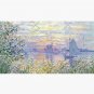 Claude Monet  Soleil Couchant Sur la Seine &Atilde;&nbsp; Lavacourt - Sunset on The Seine Cap