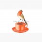 coffee loving robin bird Cap