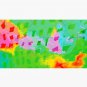 Colorful Abstract Watercolor Painting Background Cap