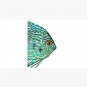 Colorful Discus Fish Art Beachy Beach Artwork Cap