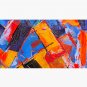 Colorful Exploration Abstract Painting in Full Color Cap