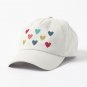 Colorful Mini Hearts Cap