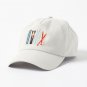 Colorful Retro Ski Illustration Cap