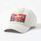 Colorful River And Forest In Groovy Style Cap