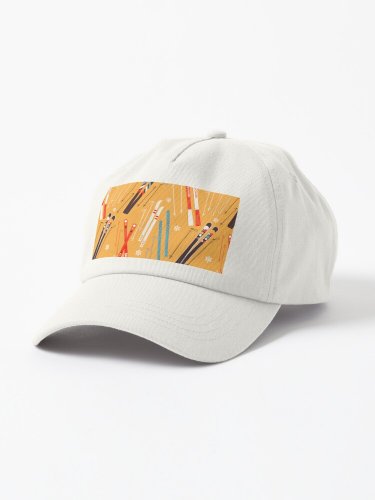 Colorful Ski Pattern Cap