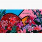 Colour pop – Bright and funky floral Cap