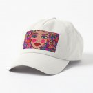 Colour pop – Bright and funky florals and face  Cap