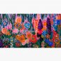 Colour pop – Bright and funky florals and grass Cap