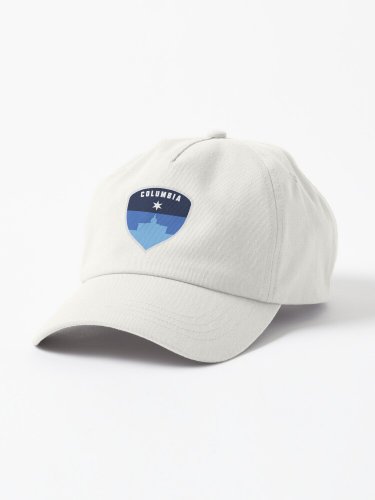 Columbia SC Flag Badge Cap
