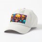 Comic Art Psychedelic Skulls #3 Cap