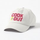 Cookout - Vintage Chalk Texture - Red & Gray Cap