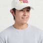 Cookout - Vintage Chalk Texture - Red & Gray Cap