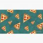Cool pizza slices vintage teal green pattern foodie pizzeria fun Cap