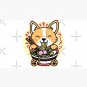 Corgi Eating Ramen Cute Kawaii Noodles Cap
