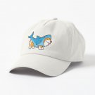 Corgi In a Shark Suit Cap