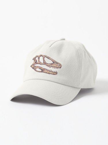 Deinonychus Dreams  Dinosaur Botanical Art Cap