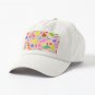 Delicious Ditsy Organic Fruit Pattern - Summery, peachy & colourful Cap