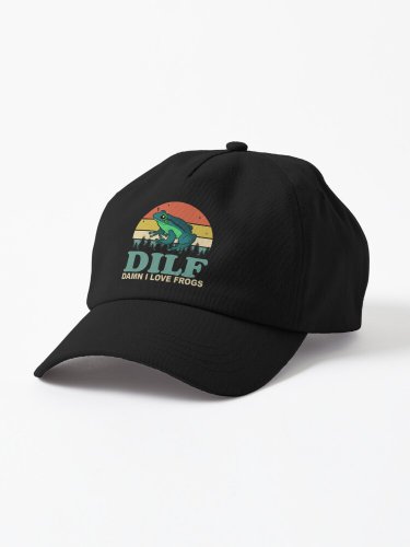 DILF Damn I Love Frogs Cap