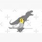 dinosaur shadow - cockatiel 2 Cap