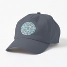 Dinosaurs and Roses – turquoise blue  Cap
