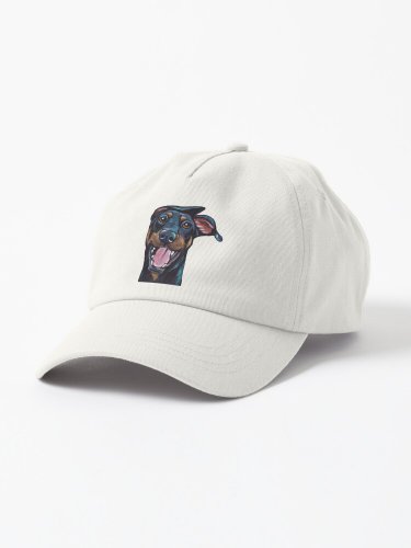 Doberman Art Cap
