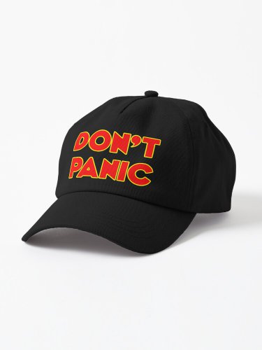 Dont Panic color Cap