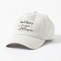 Dont Worry Its Just Allergies Black White Doodles Cap