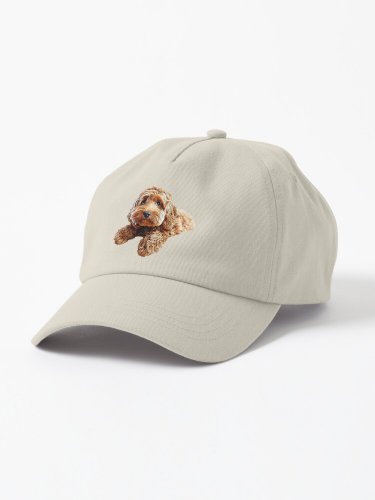 Doodle Cockerpoo Cockapoo Spoodle Cute Puppy Dog Cap