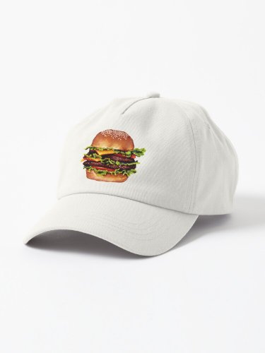 Double Cheeseburger 2 Pattern Cap