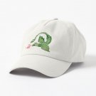 Dragon fire dark green on black Cap
