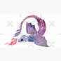 Dragon fire dark pink & purple Cap