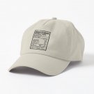 Drum N Bass Nutrition Facts Label ( Distressed Edit ) Cap