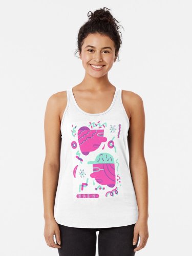 Funky Heads Racerback Tank Top