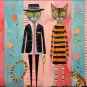 Funky Punk Colourful Cats Collection A Tank Top