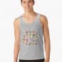 Funny Animals Muzzle Lion, Kangaroo, Horse, Bear, Mouse, Raccoon Tank Top