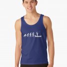 Funny Evolution Of Man And Boat Fishing Tank Top