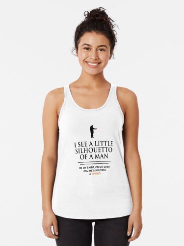 Funny Mango Tshirt Racerback Tank Top