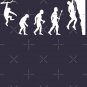 Funny Rock Climbing Evolution T Shirt Racerback Tank Top