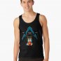 Funny Scared Cat With Game Master Tabletop Rpg Tank Top