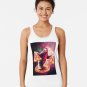 Funny Space Sloth With Pizza Racerback Tank Top