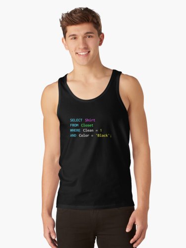 Funny Sql Design For Sql Programmers, Dba, And Db Admins Tank Top