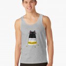 Fur Antidepressant _ Cute Black Cat Illustration_ A Gift For A Pet Lover_ Tank Top