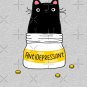 Fur Antidepressant _ Cute Black Cat Illustration_ A Gift For A Pet Lover_ Tank Top