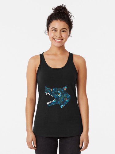 Fur Filled Racerback Tank Top
