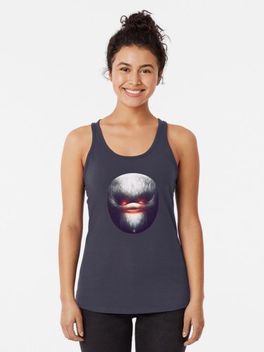Furry Smile Racerback Tank Top