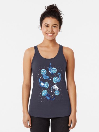 Galaxy Cats Racerback Tank Top
