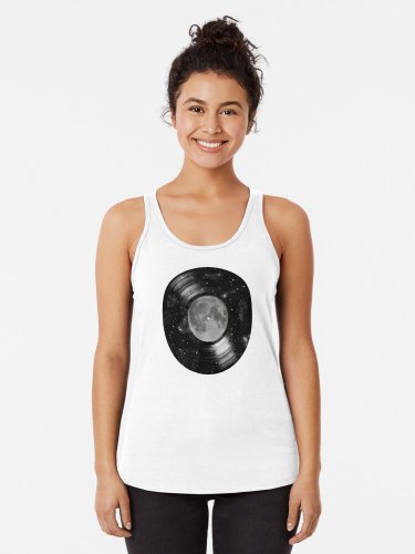 Galaxy Tunes Racerback Tank Top