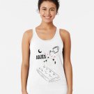 Garden Of Aries-blk Lettering Racerback Tank Top